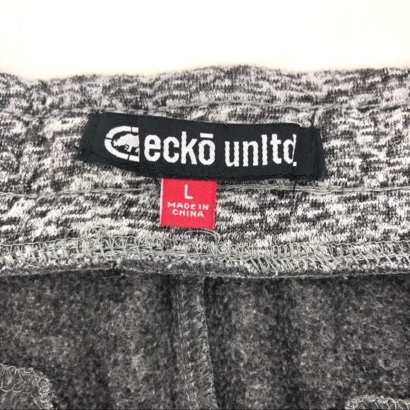 Ecko Unlimited Gray Sweat Shorts Size L - Picture 5 of 7